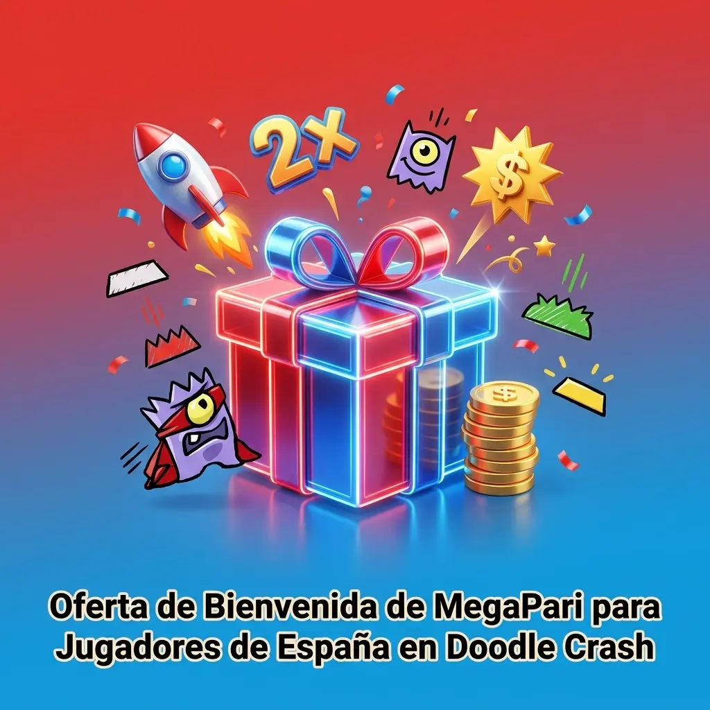 Oferta de Bienvenida de MegaPari para Jugadores de España en Doodle Crash
