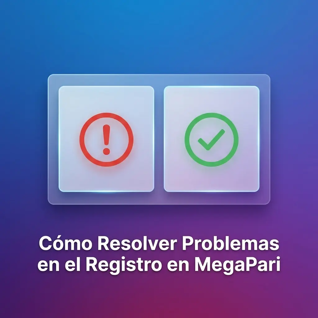 Cómo Resolver Problemas en el Registro en MegaPari