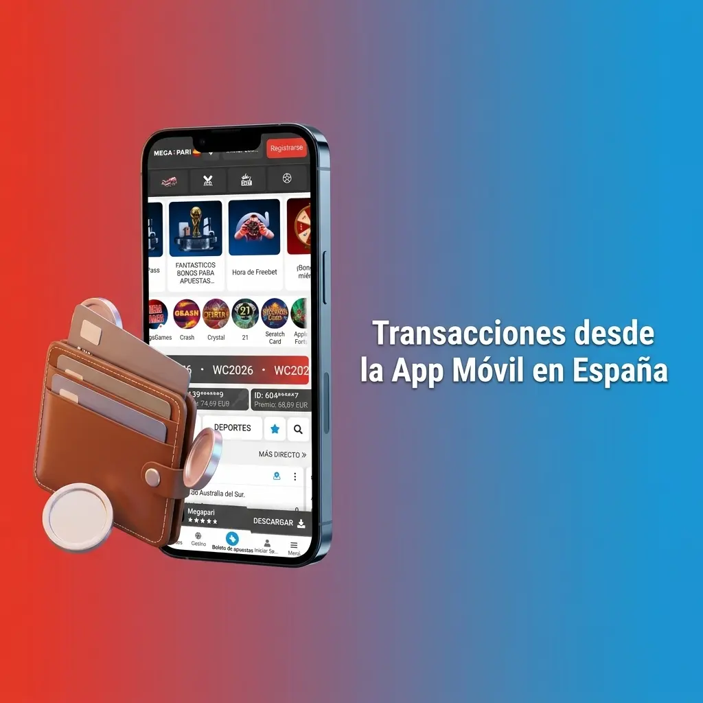 Transacciones desde la App Móvil en España
