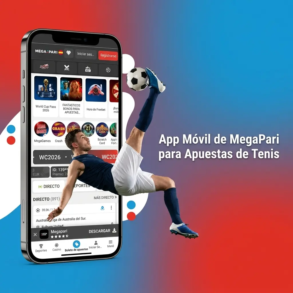 App Móvil de MegaPari para Apuestas de Tenis