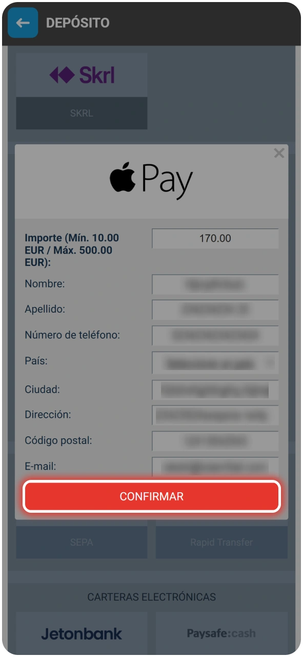 Guía de depósito para el juego Aviatrix Fruits en MegaPari.