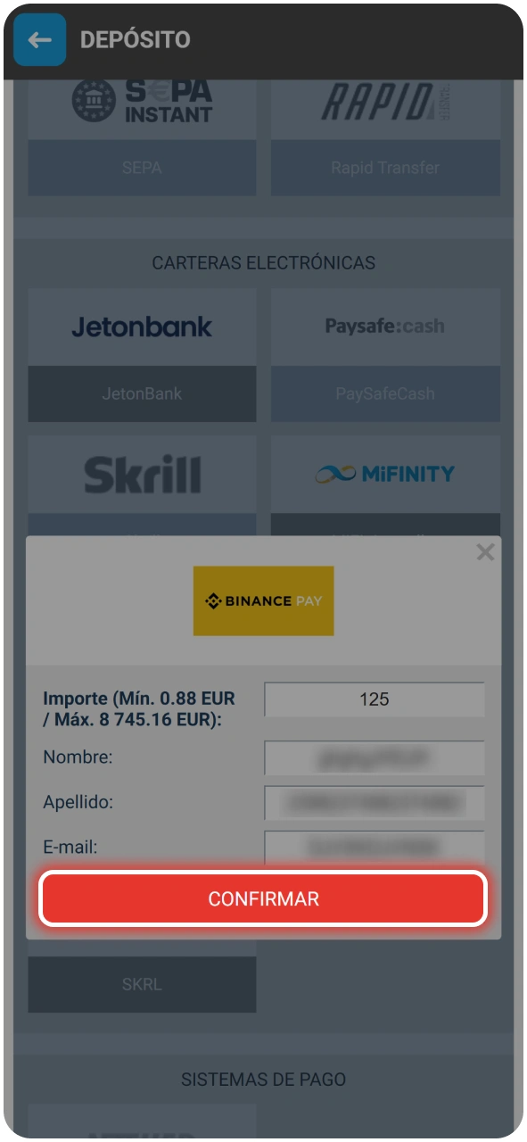 Guía de depósito para el juego Fortune Gems 500 en MegaPari.