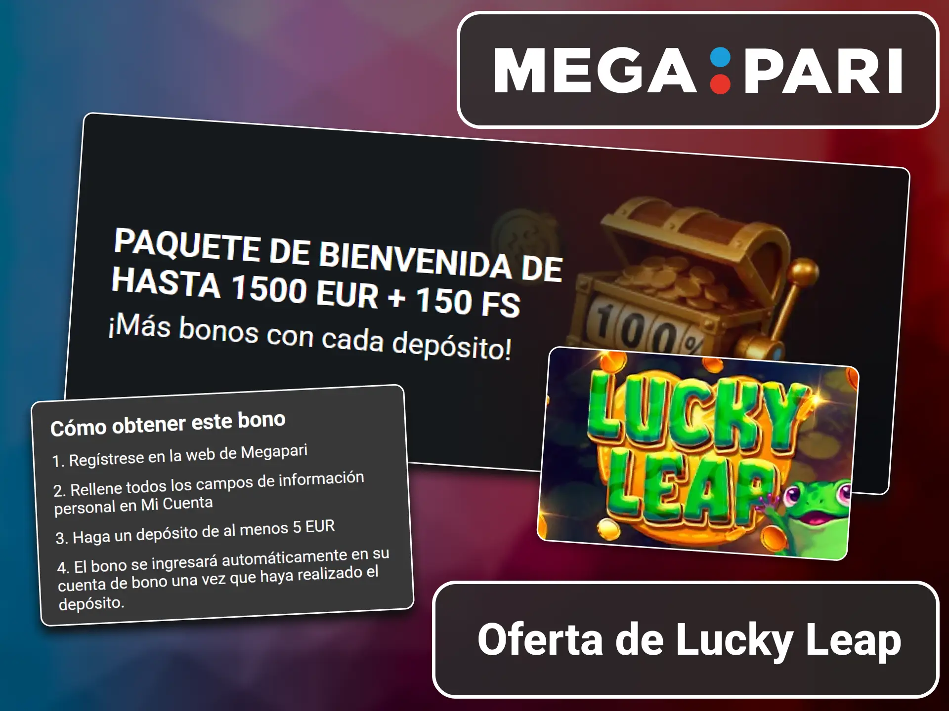 Promoción exclusiva para el título Salto de la Suerte en MegaPari.
